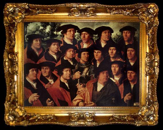 framed  JACOBSZ, Dirck Group portrait of the Shooting Company of Amsterdam, ta009-2